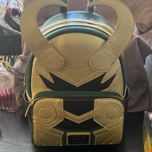 Loungefly Marvel Loki Themed Backpack